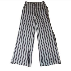 L’agence linen pants nwt sz 25 striped wide leg